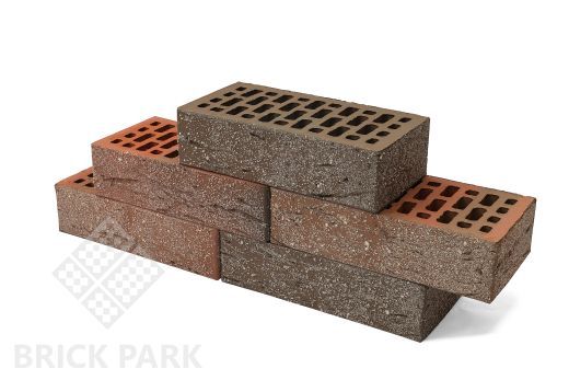 Кирпич BRAER Баварская кладка риф с песком 1НФ