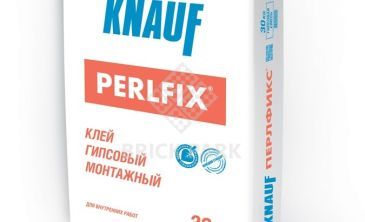 Клей гипсовый монтажный Кнауф Перлфикс 30 кг