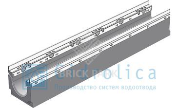 BGU-Z Универсальный лоток DN100, № 0, с оцинкованной насадкой, без уклона
