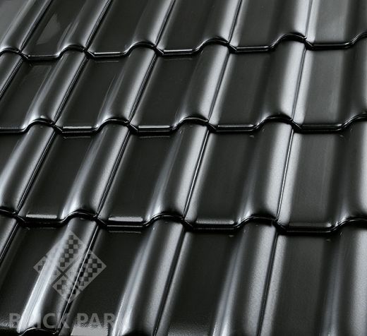 Керамическая черепица Roben LUGANO Basalt рядовая