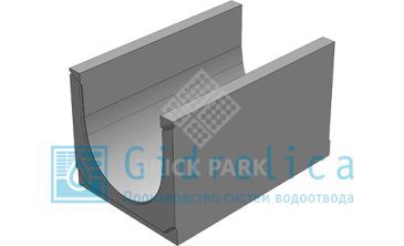 BGU-XL Универсальный лоток DN500, № 30-0, без уклона, высота 600