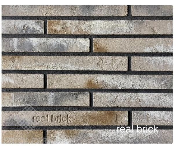 Кирпич ручной формовки Real Brick КР/0,5ПФ Ригель угловой RB 01 маисовый 