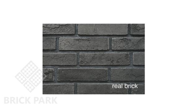 Плитка ручной работы угловая Real Brick Коллекция 2 RB 2-13 Графитовый