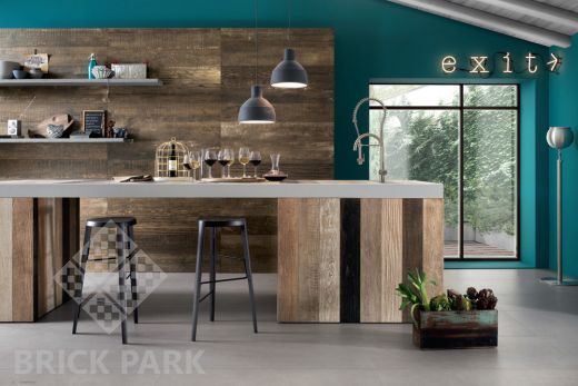 Керамогранит Italgraniti Scrapwood Fire 20x120