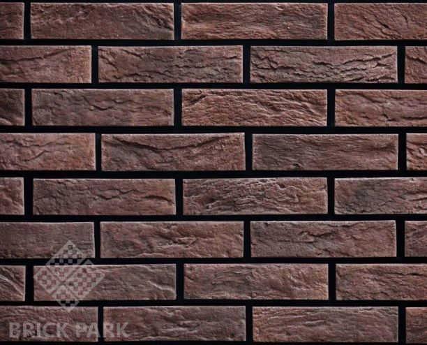 Декоративный камень Bergstone Лофт красный 05 (Рядовый)