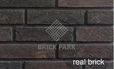 Кирпич ручной формовки Real Brick КР/0,5ПФ угловой RB 06 горький шоколад