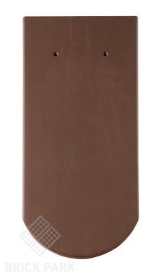 Керамическая черепица Braas Опал темно-коричневый