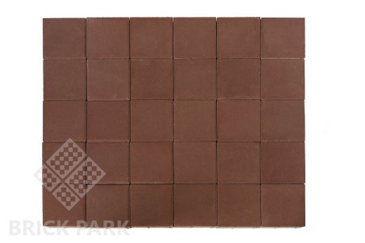 Бетонная брусчатка БРАЕР Лувр Коричневый 200x200x60