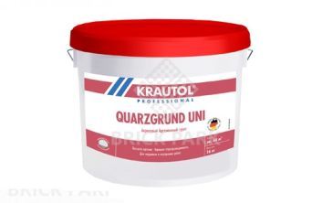 Грунт адгезионный Krautol Quarzgrund Uni / Кварцгрунд Уни колеруемый 16 кг