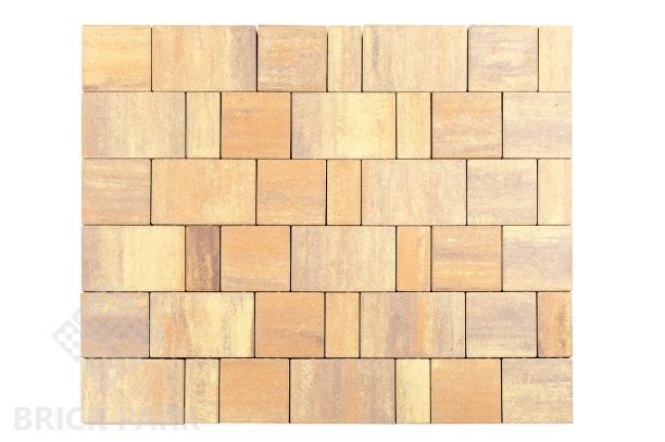 Бетонная брусчатка БРАЕР Старый город Венусбергер Color Mix Тип  / САХАРА 120x160x60