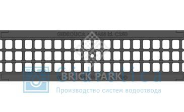 Решетка водоприемная Gidrolica Standart РВ -10.13,6.50 ячеистая чугунная ВЧ, кл. С250