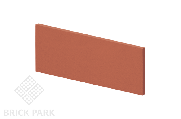 Клинкерная напольная подступень KING KLINKER Рубиновый красный (01), 120x330x10 мм