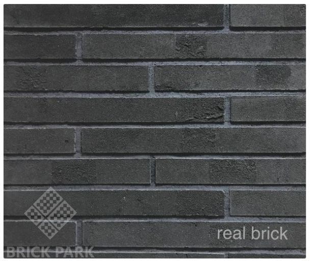 Кирпич ручной формовки Real Brick КР/0,5ПФ Ригель 2 RB 13 графитовый