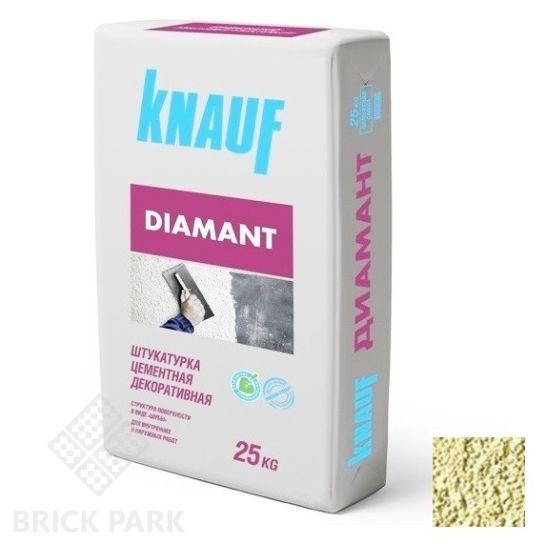 Штукатурка цементная декоративная Knauf Диамант 260 Светлая сахара 25 кг