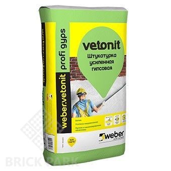 Штукатурка гипсовая Weber.Vetonit Profi Gyps белая 30 кг