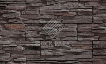 Декоративный камень Bergstone Рустик шоколад 09 (Рядовый)