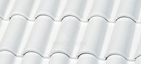 Черепица La Escandella Mixed 'S' Roof Tile Large GLAZED White