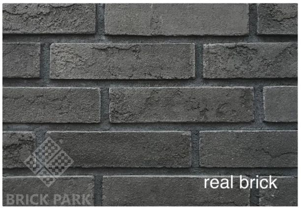 Кирпич ручной формовки Real Brick КР/1ПФ RB 13 графитовый  