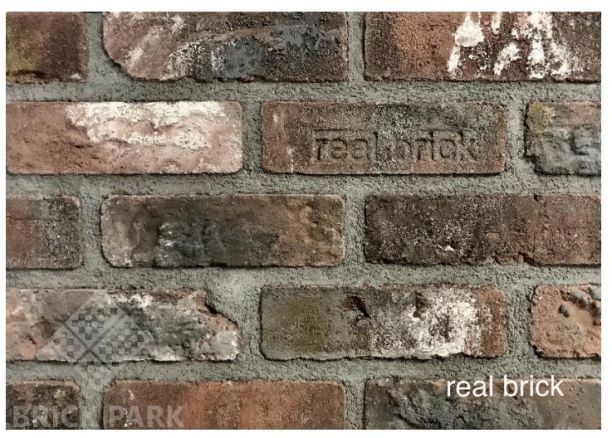 Кирпич ручной формовки Real Brick КР/0.5 ПФ antic RB 04 глина бордовая