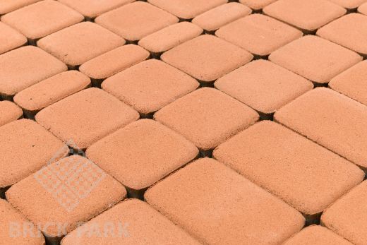 Бетонная брусчатка БРАЕР Классико коралловый 57x115x60
