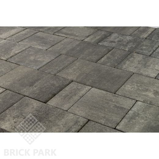 Бетонная брусчатка БРАЕР Старый город Ландхаус Color Mix Тип 8 / Вечер 240x160x60