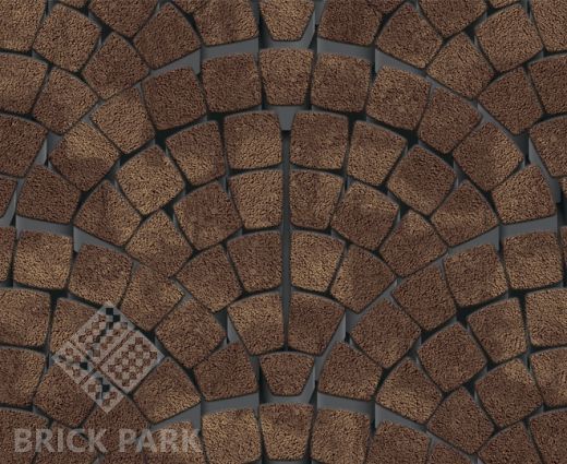 Тротуарная плитка Каменный век Классико Ориджинал Stone Base Желто-коричневый 110(57)×86×60