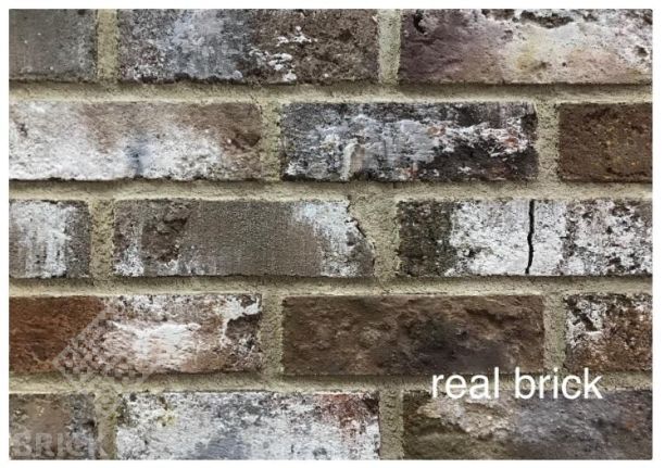 Кирпич ручной формовки Real Brick КР/0.5 ПФ antic RB 05 глина коричневая 