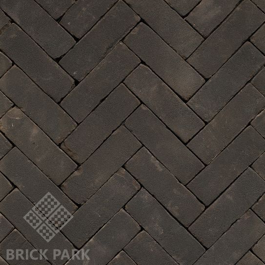 Клинкерная брусчатка Penter Nero Tumbled DF85
