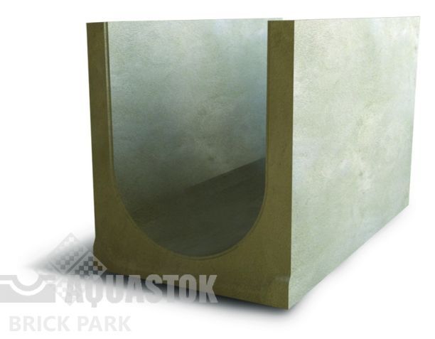 Лоток водоотводный бетонный ЛВБ Norma 400 №19 с уклоном 0,5%