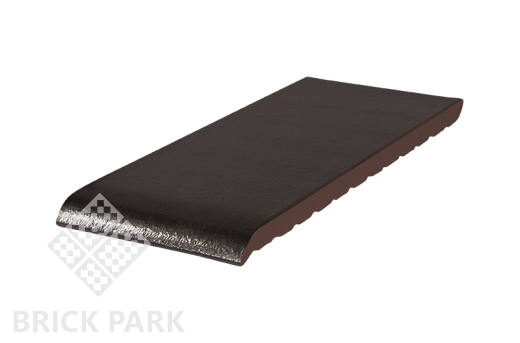 Клинкерный подоконник King Klinker Onyx black (17) 200x120x15 мм