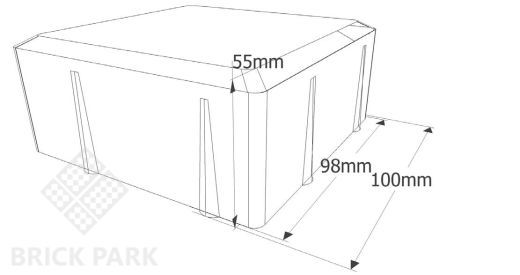 Светодиодная брусчатка LedStone 100x100 Cold