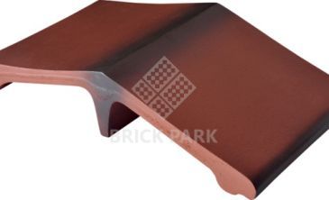Колпаки на забор King Klinker Дикое Вино 445x250x90