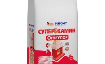 Раствор Plitonit Суперкамин Огнеупор серый 4 кг