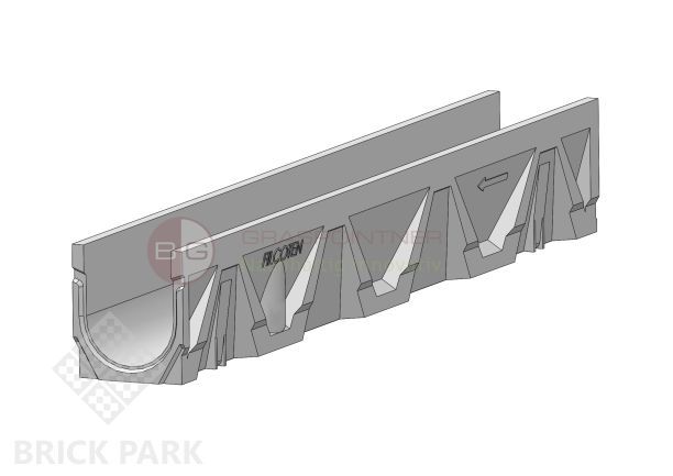 Лоток композитбетонный Filcoten DN100, №5-0