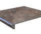 Клинкерная ступень флорентийская Interbau Abell 310x320x9,5 Rotbraun 271