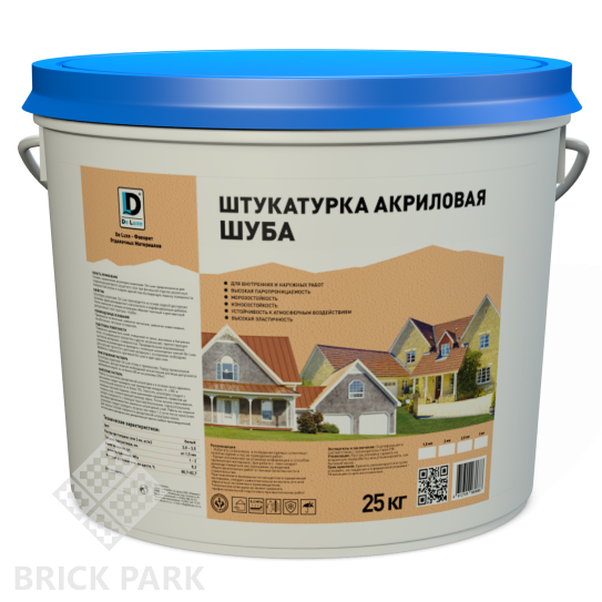 Готовая акриловая декоративная штукатурка De Luxe ШУБА
