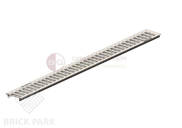 Решетка штампованная оцинкованная Filcoten DN100 1000/124/2, кл. А15