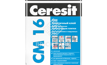 Клей для плитки эластичный Ceresit CM 16 25 кг