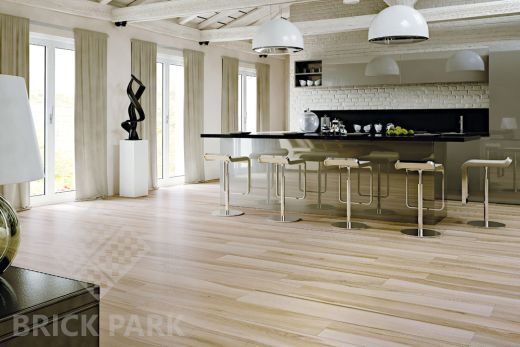 Керамогранит Italgraniti Maxiwood Betulla Avorio 15x90