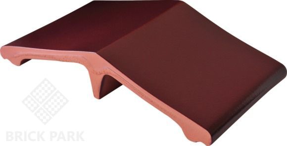 Колпаки на забор King Klinker Вишневый Сад 445x250x90