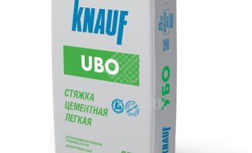 Стяжка пола Кнауф Ubo цементная легкая 25 кг