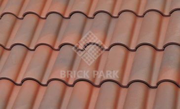 Черепица La Escandella Mixed 'S' Roof Tile Small RED Jaspee Red