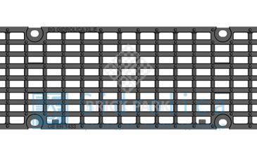Решетка чугунная ячеистая DN150, 500/197/25, 27/13, кл. E600 kN