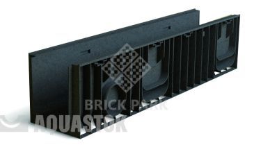 Лоток водоотводный пластиковый ЛВП Norma DN150 H230