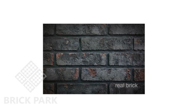 Плитка ручной работы Real Brick Коллекция 2 ЧЁРНЫЙ ПРИНЦ RB 2-04 Бордовый