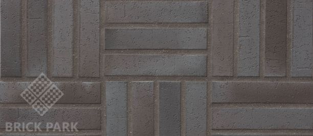 Клинкерная тротуарная плитка Stroeher Spaltklinker 336 Metallic Schwarz 240x52x18