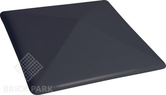 Колпаки на забор King Klinker Полярная Ночь 445x445x90
