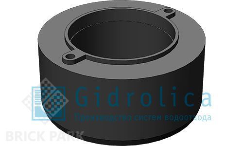 Переходник для лотка водоотводного Gidrolica Light, пластиковый