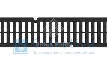 Решетка водоприемная Gidrolica Pro РВ -10.13,5.50 - щелевая пластиковая, кл. С250