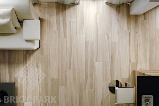 Керамогранит Italgraniti Maxiwood Betulla Avorio 15x90